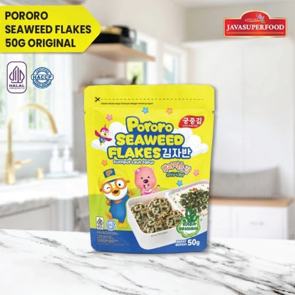 Java Super Food Miyeok Potong Dried Wakame Cut Rumput Laut Potong Tanpa MSG / Aonori Seaweed Flakes