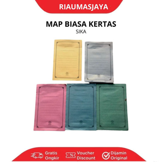 Pekanbaru Map Kertas Sika / Map Kertas Biasa Murah