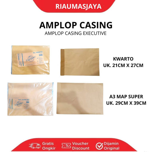 Pekanbaru Amplop Kesing Coklat Polos Executive Semua Ukuran