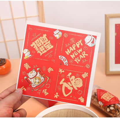 Pekanbaru Sticker Imlek / Cny Lembaran Berbagai Ukuran