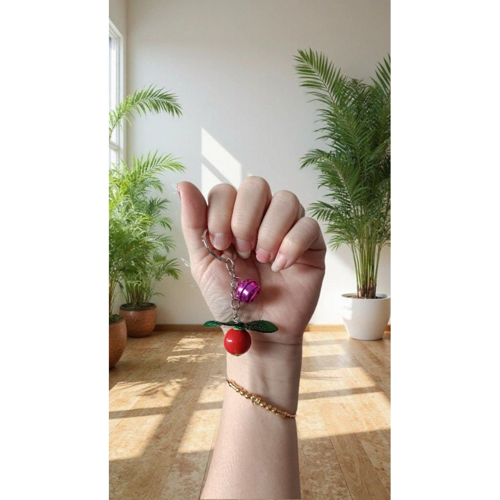 Pekanbaru Gantungan Kunci Cherry Lonceng