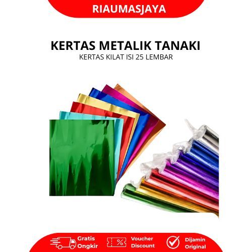 Pekanbaru Kertas Metalik Tanaki