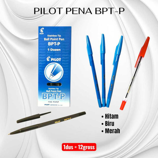 Pekanbaru Pilot Pena Pilot Bpt-P Murah Hitam 1 Kotak 12 Pcs