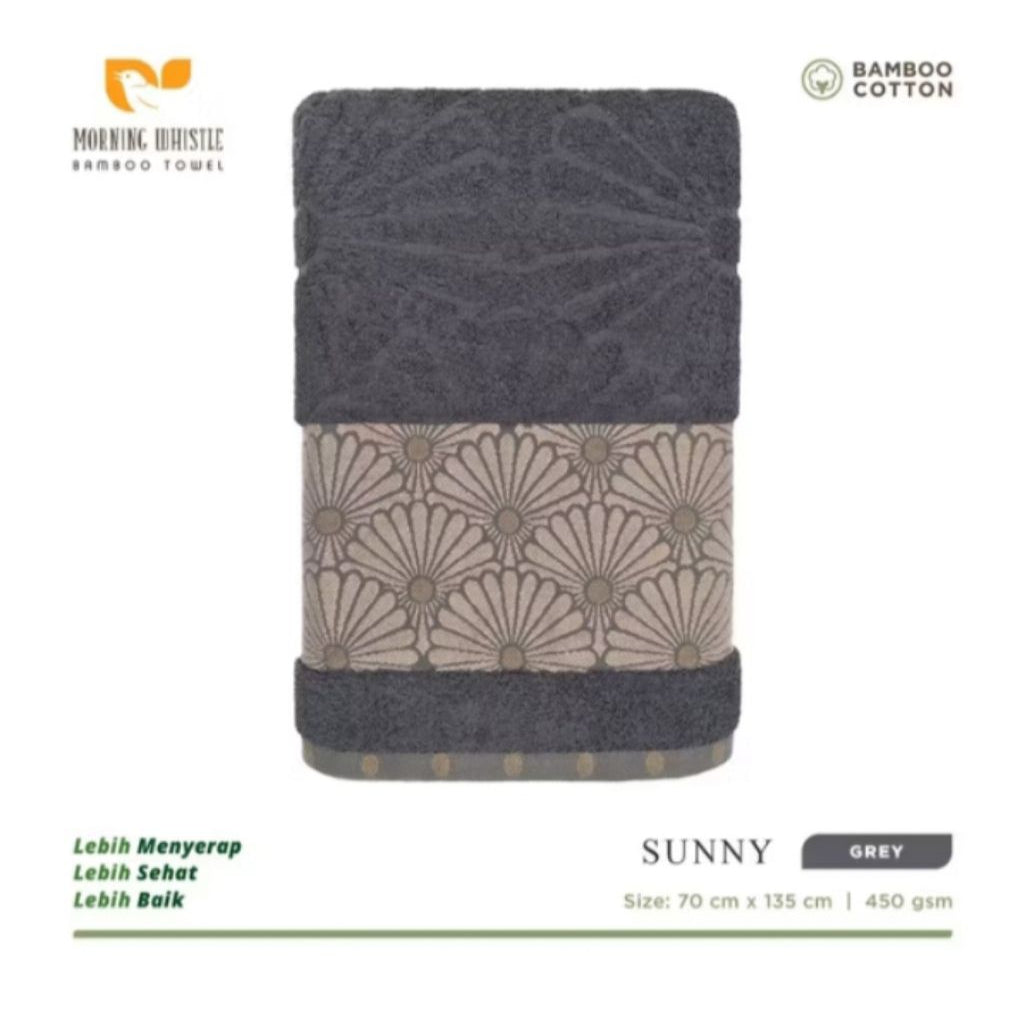 Pekanbaru Morning Whistle By Terry Palmer Bamboo Sunny / Handuk Mandi 70 X 135 Cm
