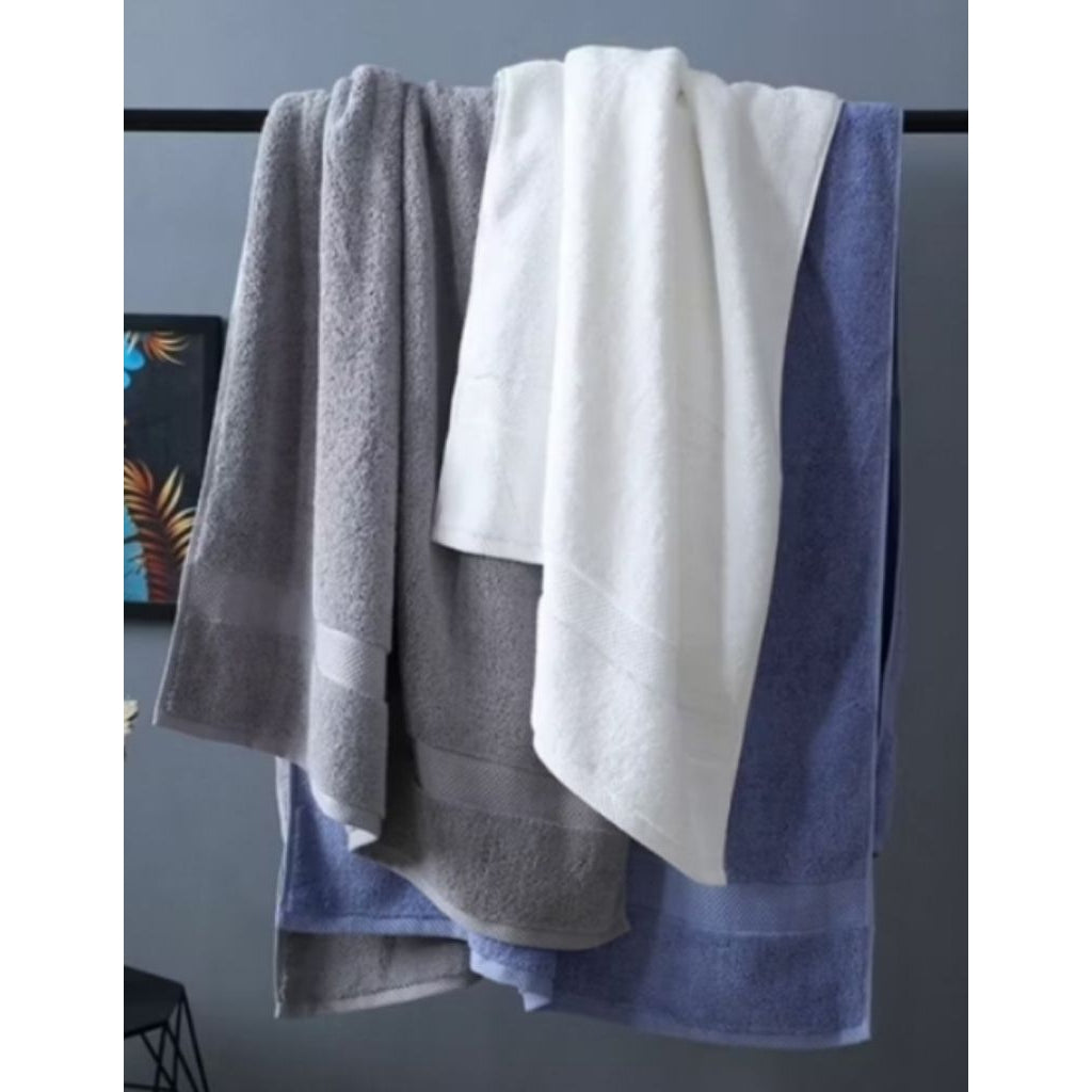 Pekanbaru Handuk Hotel Mandi Dewasa 100% Cotton Ukuran 70X140Cm Polos Murah