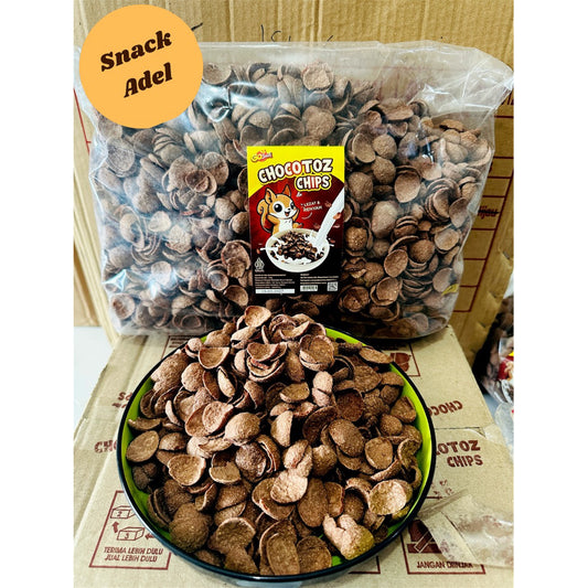 Pekanbaru Simbo Chocotoz chips crunch coklat Sereal Chocotoz Simba/ Choco Simba Bulky Richeese