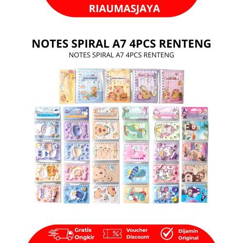 Pekanbaru Notes Spiral A7 306 Rentengan