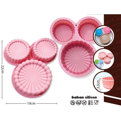 Pekanbaru Cetakan / Loyang Silicon Berbagai Motif