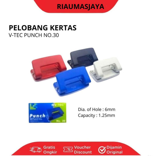 Pekanbaru Pelubang Kertas V-Tec No. 30