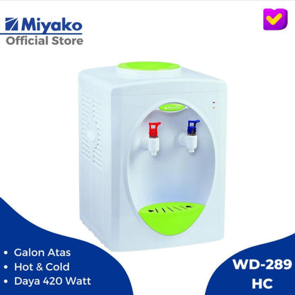 Pekanbaru Dispenser Miyako Wd-290Phc Hot And Cool / Wd 290 Phc / Wd 290Phc