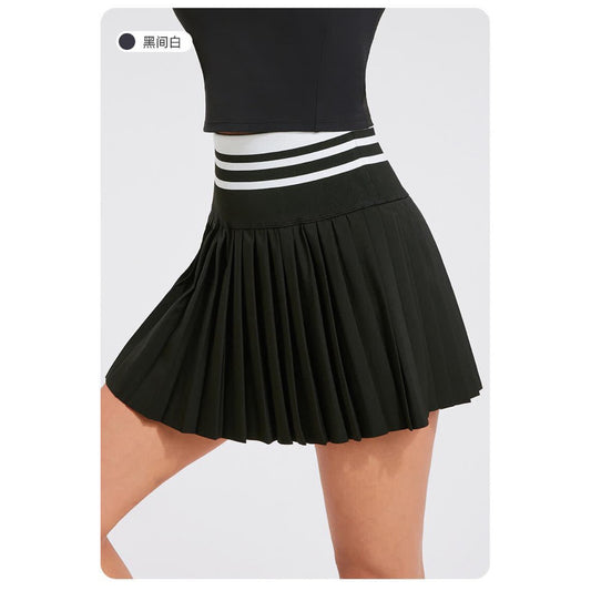 Pekanbaru Lilo Skirt Rok Olahraga Wanita Pleated High Waist | Tennis Padel Golf Skirt