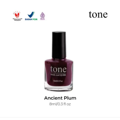 Pekanbaru Lacquer Kutek Tone Nail  Nude Halal Murah 8Ml | Cat Kuku Tone Nail Polish 8Ml