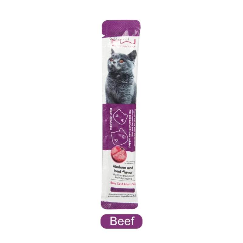 HR-Peien MCJ Snack Kucing hewan peliharaan Makanan Kucing Basah Batang Cat Stick 15gr Cat Treats Cat Food Strip