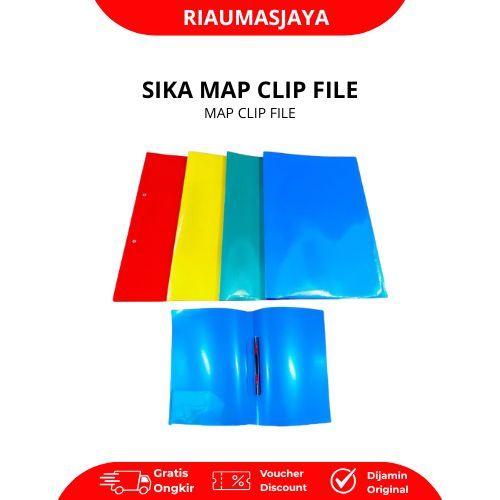 Pekanbaru Sika Map Plastik Clip File