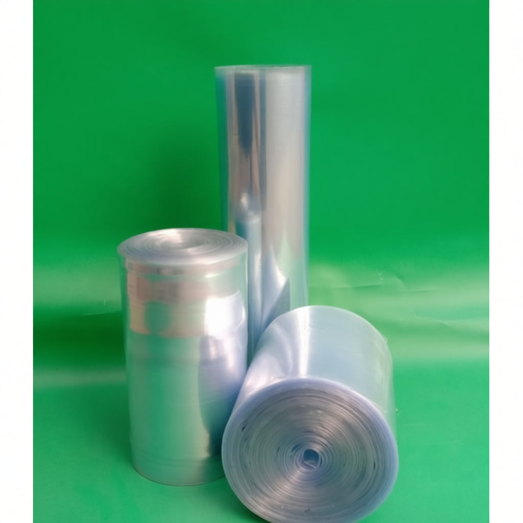 Plastik Shrink Plastik Segel PVC Plastik Pembungkus Mudah Dibentuk Untuk Parcel dan Berbagai Produk