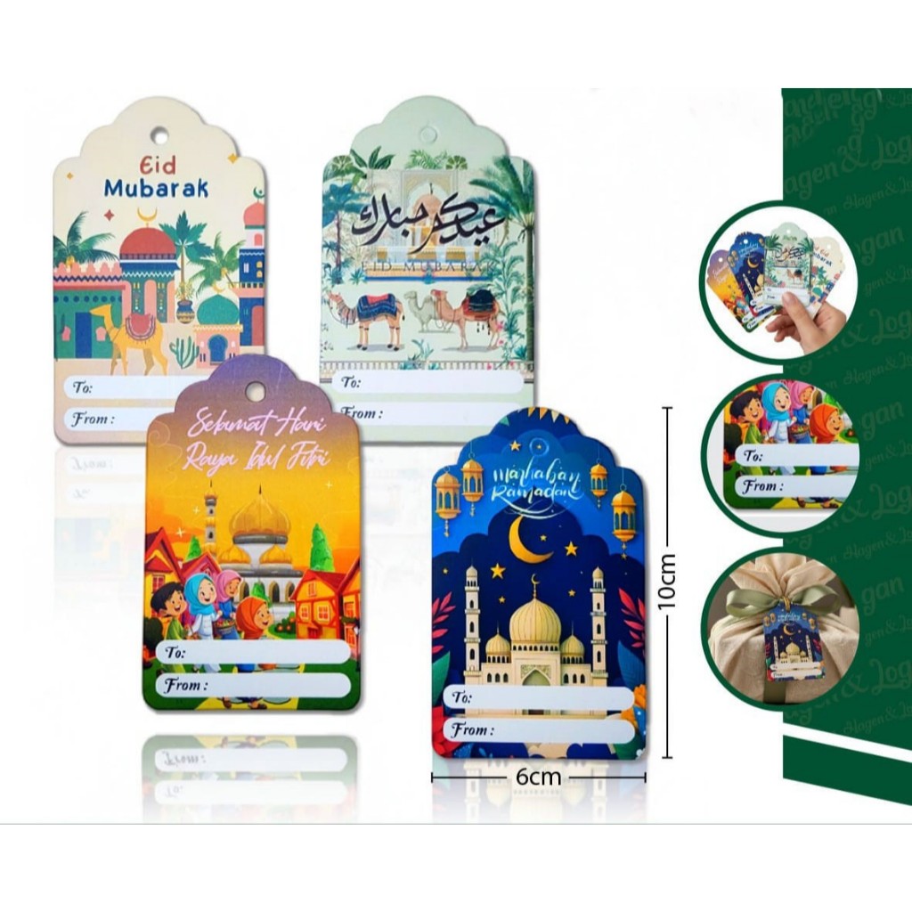 Pekanbaru Hang Tag Idul Fitri / Lebaran Per Pack
