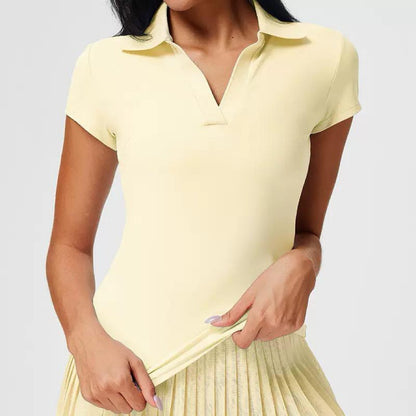 Pekanbaru Luna Top Atasan Olahraga Wanita Polo Shirt | Tennis Padel Golf Sport Top
