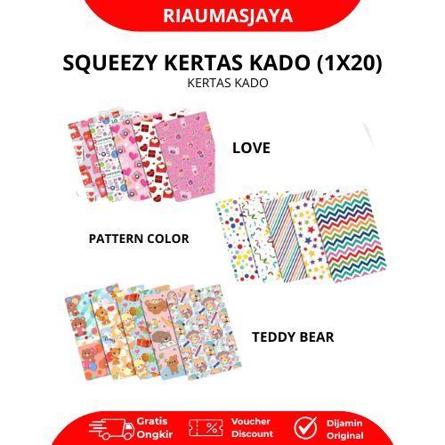 Pekanbaru Kertas Kado Hvs Fancy Cek Foto Untuk Liat Motif Uk 65X50 Cm