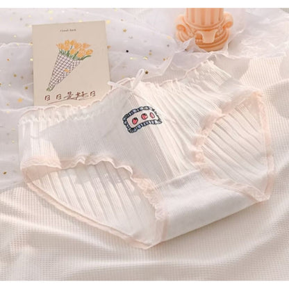 Pekanbaru Cd Celana Dalam Wanita Strawberry Pink Mulus Sutra Briefs Mid