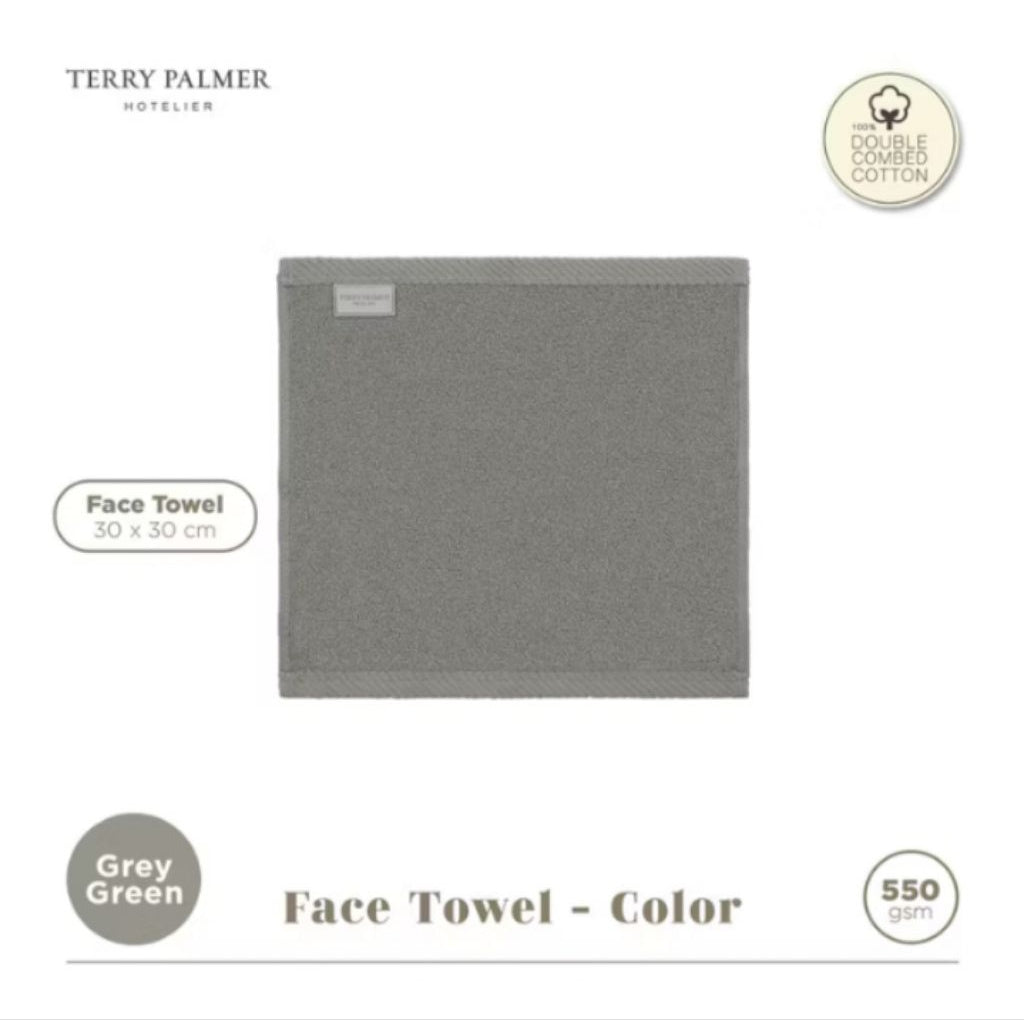 Pekanbaru Handuk Terry Palmer Hotelier -30X30Cm Color Edition - Face Towel 550 Gsm