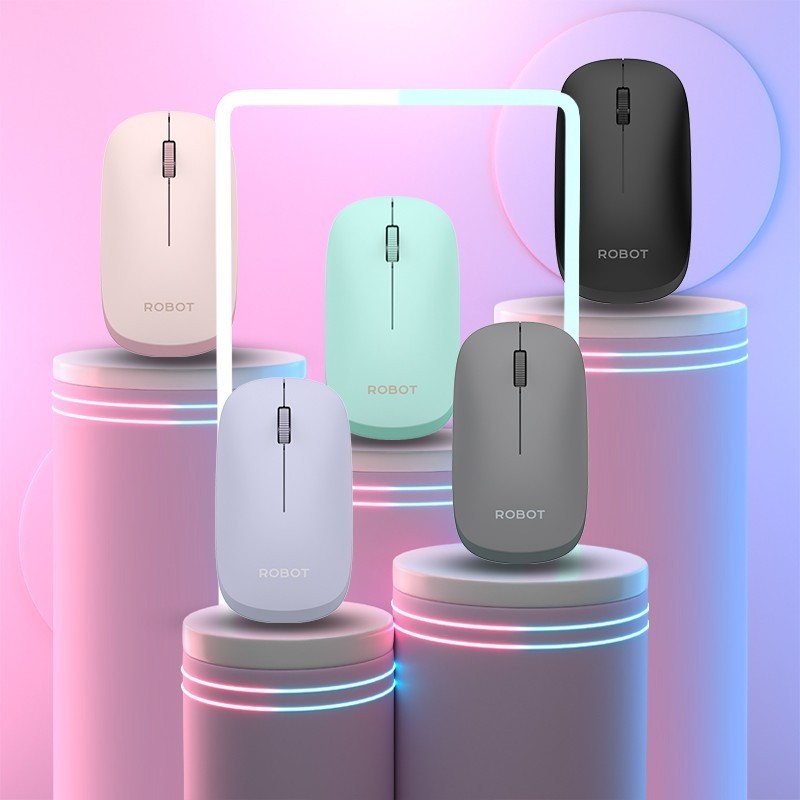 Pekanbaru Robot M390 Bluetooth + 2.4G Dual Mode Wireless Mouse Silent