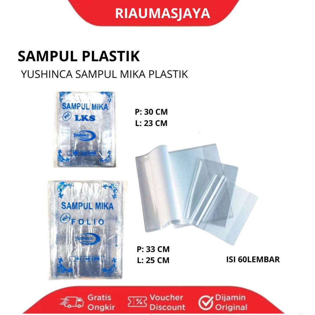Pekanbaru Sampul Buku Yushinca Mika Plastik Tebal