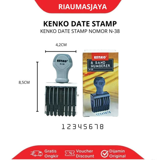 Pekanbaru Stempel/ Cap Nomor/Angka Kenko / Stamp Number Kenko N-38
