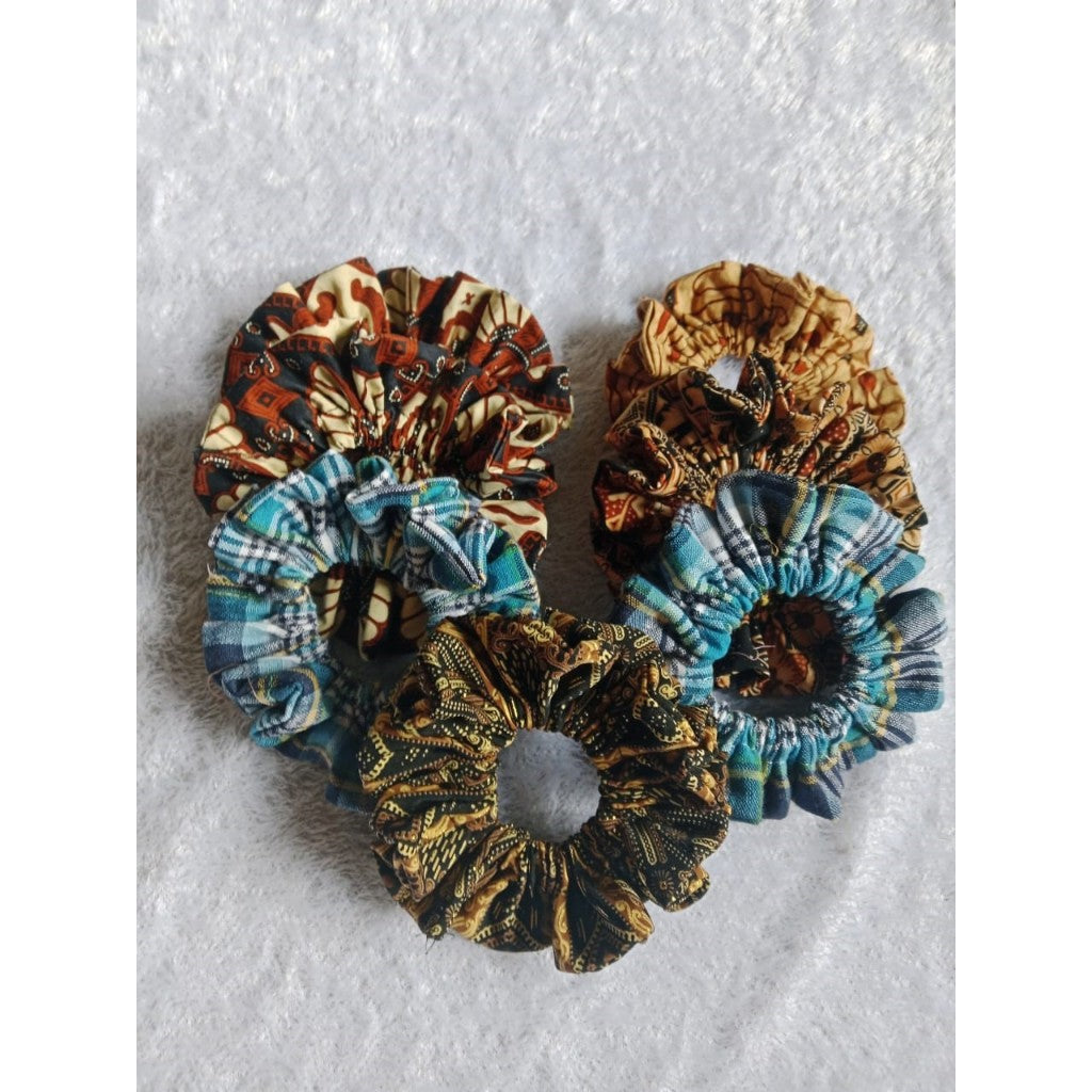 IKAT RAMBUT HOMEMADE SCRUNCHIE  HOMEMADE KUNCIR CANTIK HOMEMADE