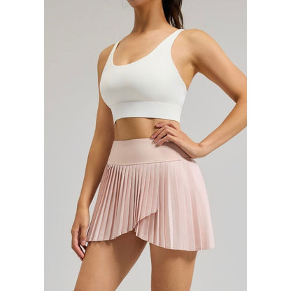 Pekanbaru JevyActive - Slit Skort - Rok Tenis Padel Wanita - Rok Plisket Olahraga - Rok Pendek Sporty