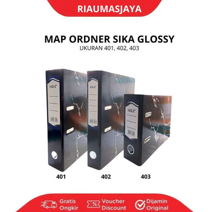 Pekanbaru Map Ordner Sika /Map Ordner Marmer Glossy 401/402/403