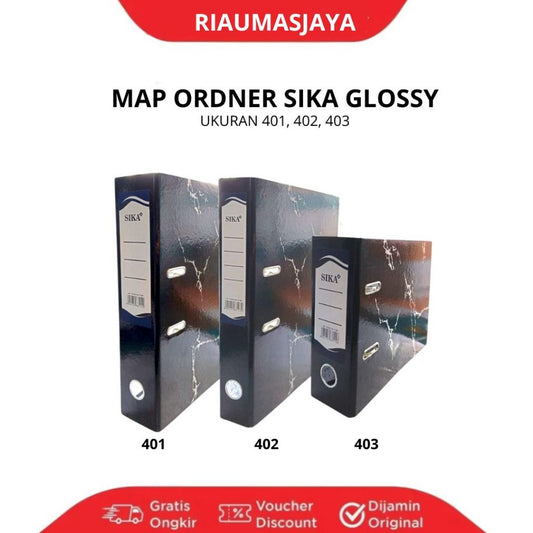 Pekanbaru Map Ordner Sika /Map Ordner Marmer Glossy 401/402/403