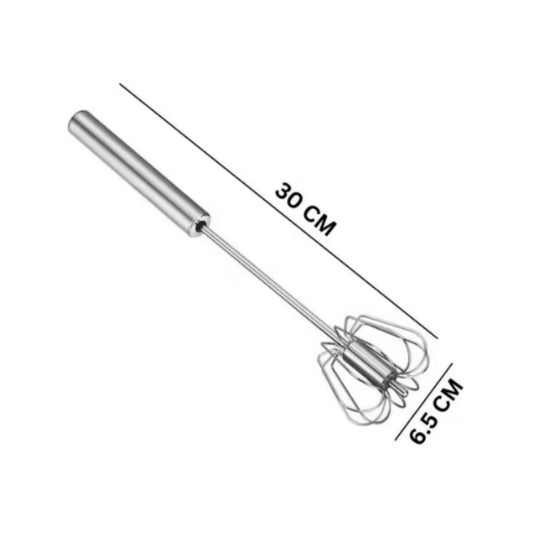Pekanbaru Hand Mixer Manual Pengocok Telur Stainless Steel Blender Kocokan
