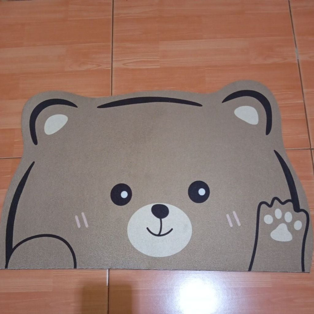 Pekanbaru Keset Lantai Cartoon Anti Slip Daya Serap Tinggi Ukuran 40 X 60 Cm Keset
