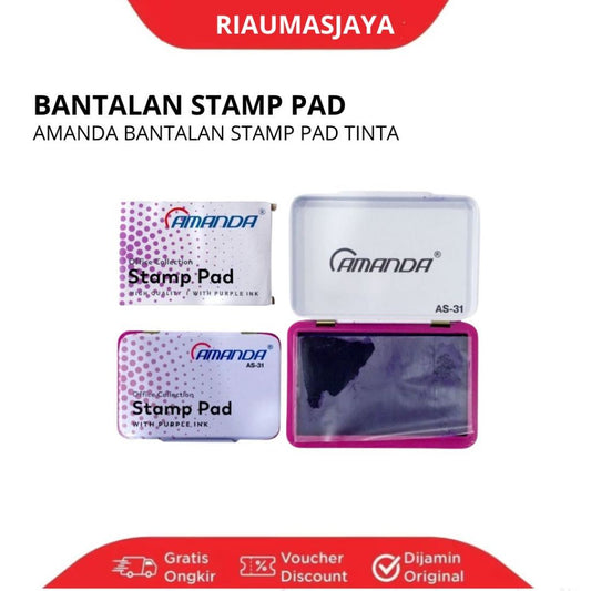 Pekanbaru Stamp Pad Amanda Kecil & Besar