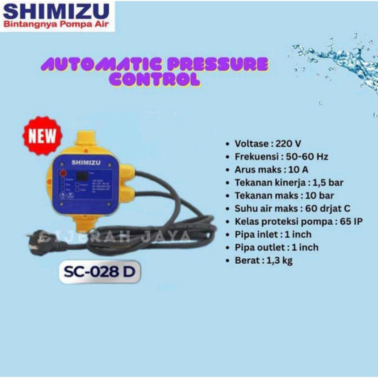Pekanbaru Automatic Presure Control Shimizu Sc-028 D / Presure Control Booster Shimizu Sc 028D