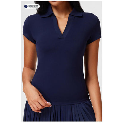 Pekanbaru Luna Top Atasan Olahraga Wanita Polo Shirt | Tennis Padel Golf Sport Top