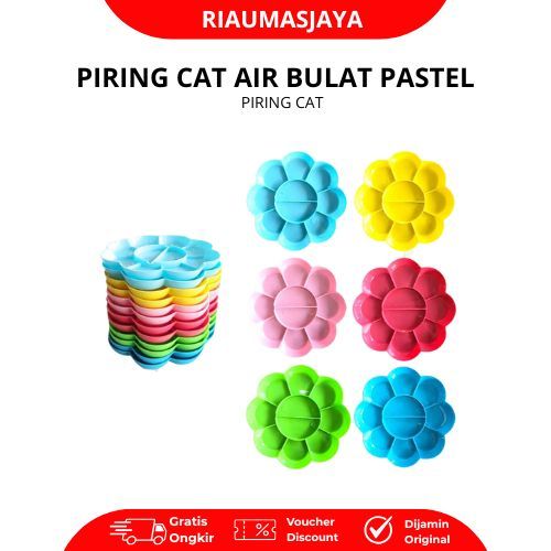 Pekanbaru Palet Lukis Warna Pastel 1 Pack Isi 12 Pcs
