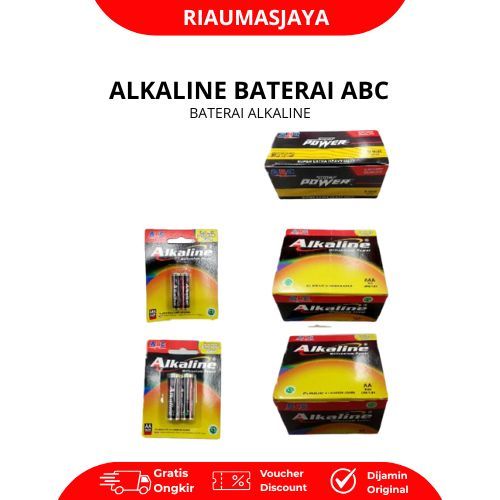 Pekanbaru Baterai/Battery Abc Alkaline Ori