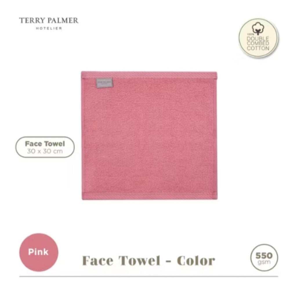 Pekanbaru Handuk Terry Palmer Hotelier -30X30Cm Color Edition - Face Towel 550 Gsm