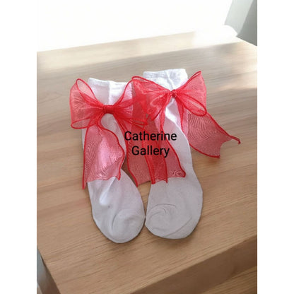 Pekanbaru Kaos Kaki Pita Organza / Kaos Kaki Pita Belakang
