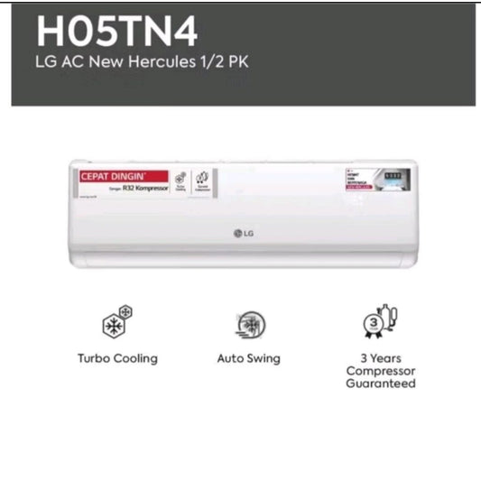 Pekanbaru Ac Lg 1/2 Pk Hercules Standard H05Tn4 Turbo Cooling Unit Only