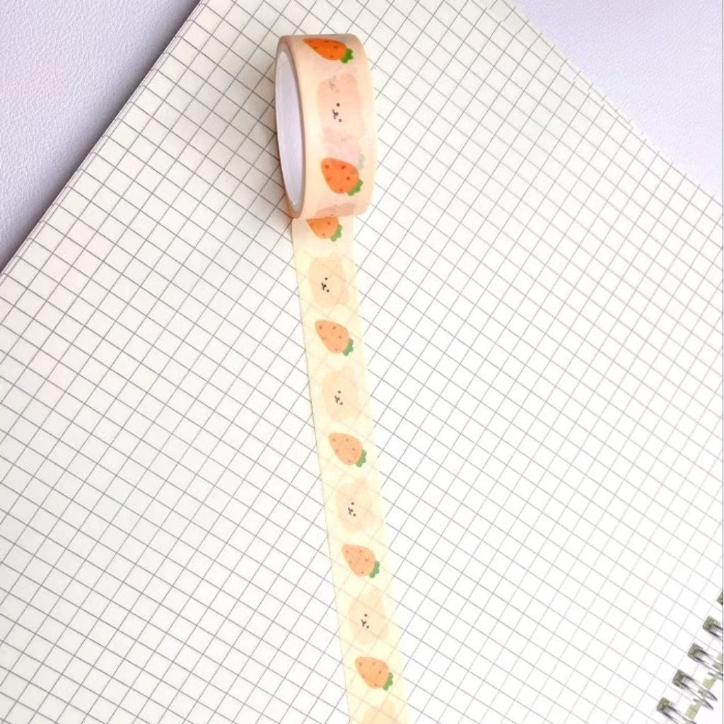 WASHI TAPE PAPER MASKING TAPE MOTIF UNIK LUCU PER 1 PCS