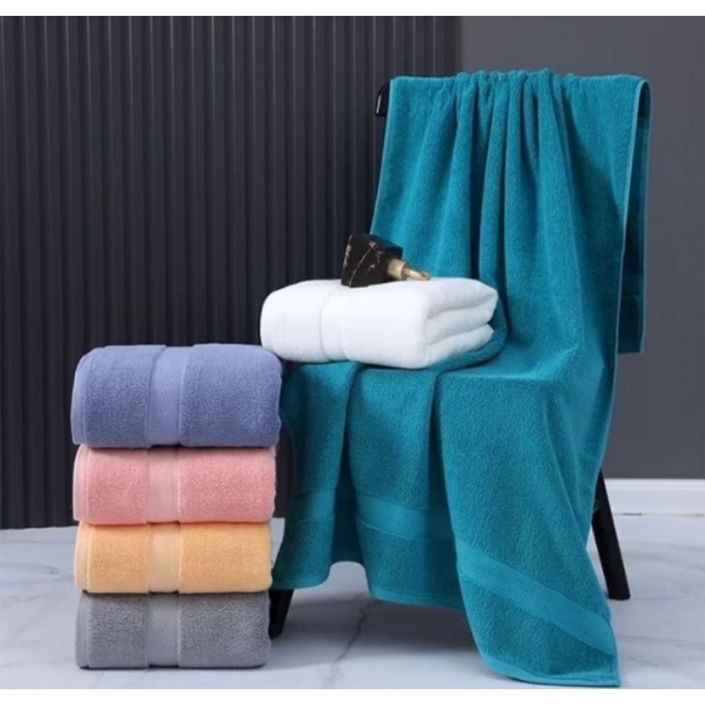 Pekanbaru Handuk Hotel Mandi Dewasa 100% Cotton Ukuran 70X140Cm Polos Murah