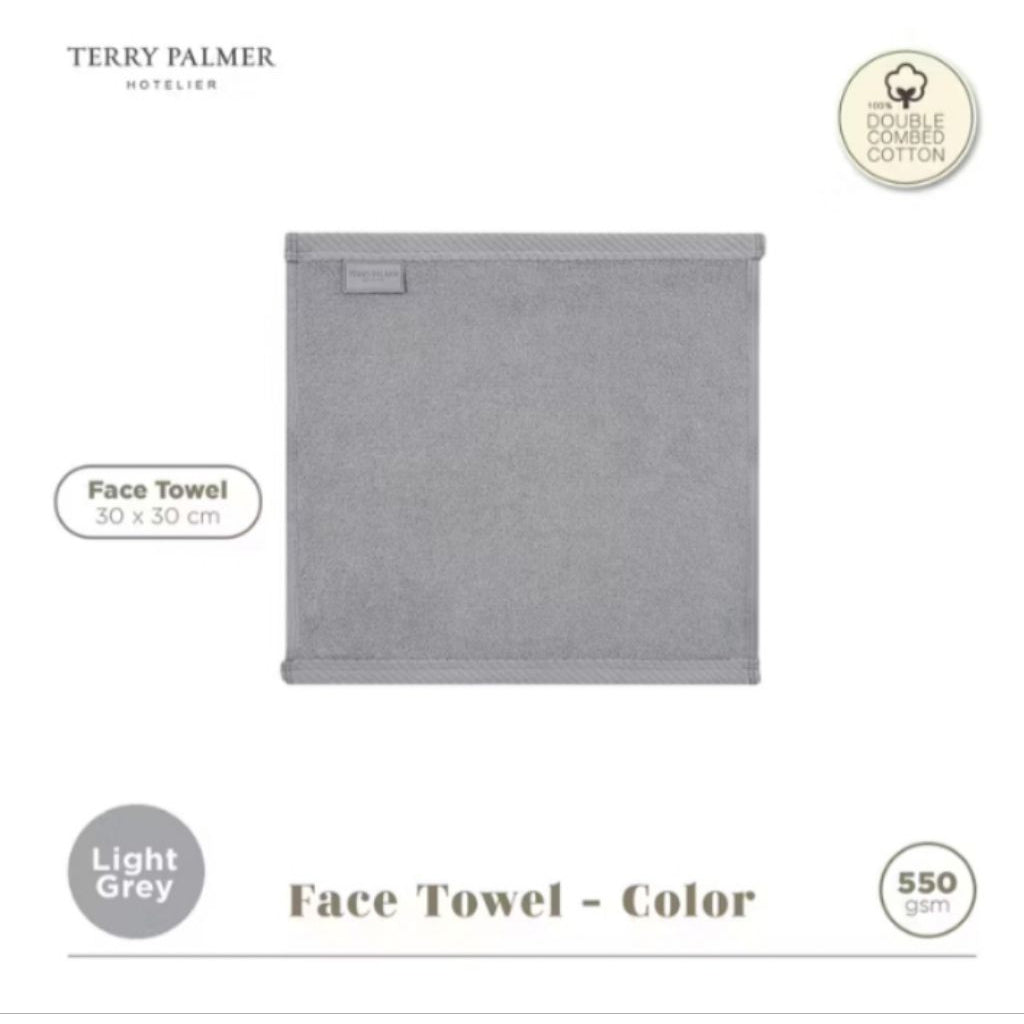 Pekanbaru Handuk Terry Palmer Hotelier -30X30Cm Color Edition - Face Towel 550 Gsm