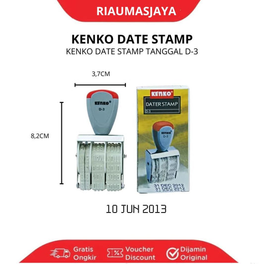 Pekanbaru Stempel/ Cap Tanggal Kenko / Stamp Date Kenko D-3 5Mm