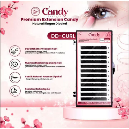 Pekanbaru Candy Eyelash Dd-Curl Extension Bulu Mata Palsu Water Proof