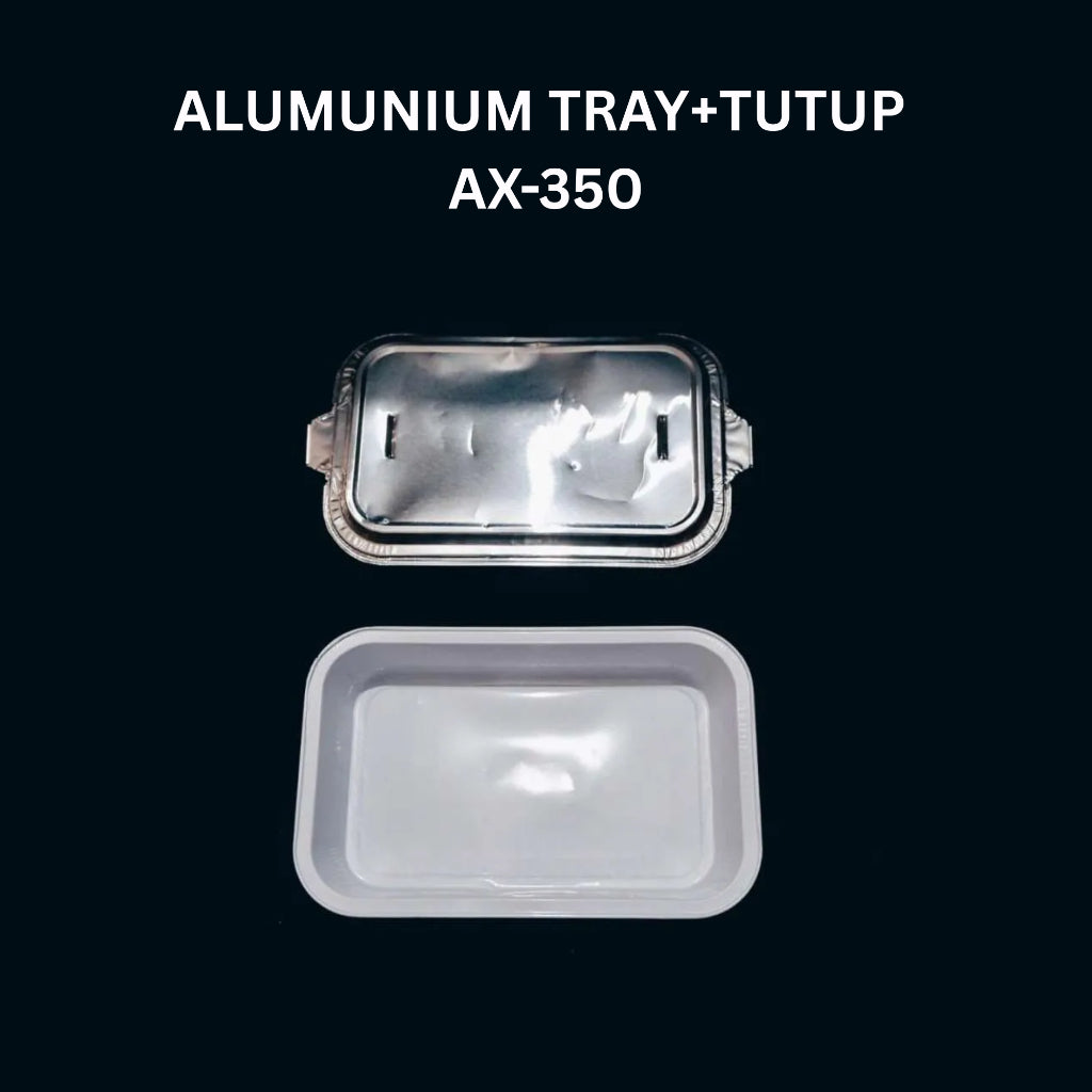 25 Pcs Alumunium Foil Tray BX 4381 Kemasan Dimsum Mentai Lasagna Macaroni Schotel Spaghetti Brulee