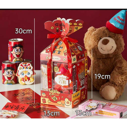 Pekanbaru Cny Hampers Box / Kotak Hampers Imlek Mika Bunga