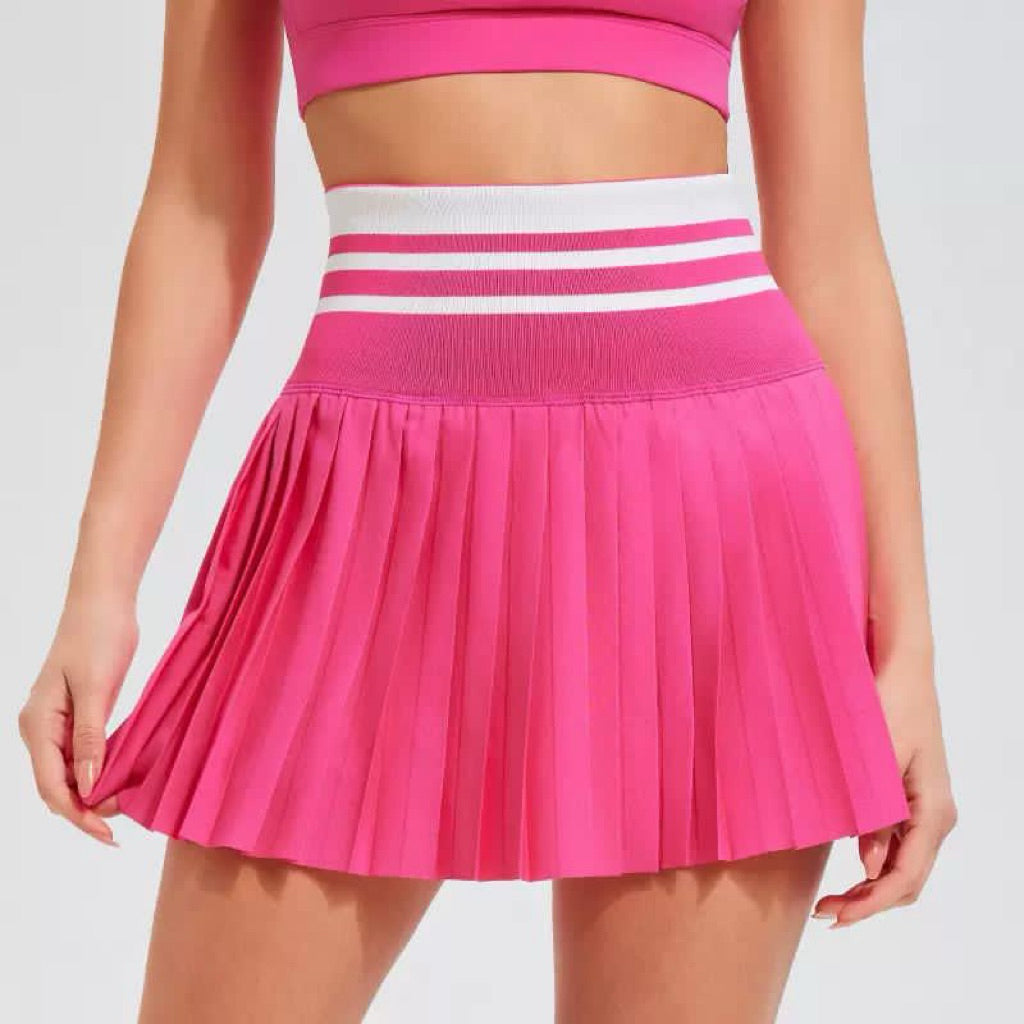 Pekanbaru Lilo Skirt Rok Olahraga Wanita Pleated High Waist | Tennis Padel Golf Skirt
