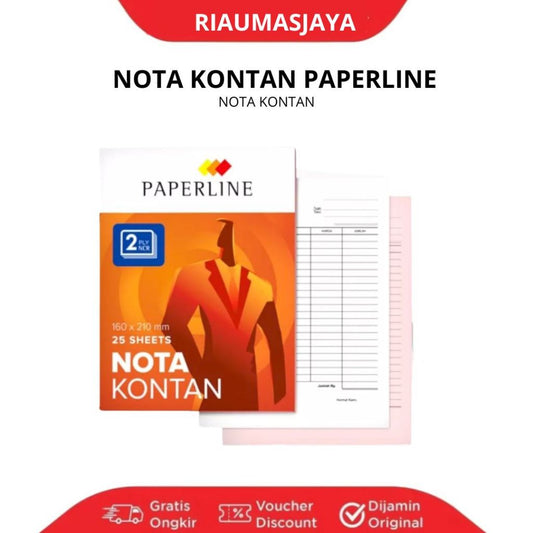 Pekanbaru Nota Kontan 1Ply/2Ply/3Ply Paperline